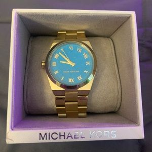 Turquoise & Gold watch